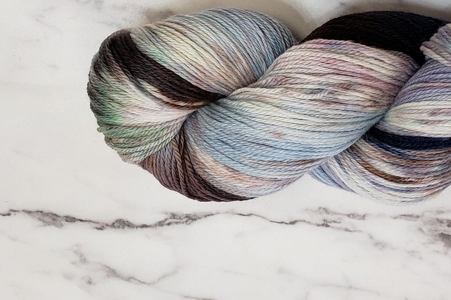 Electric Magenta yarn