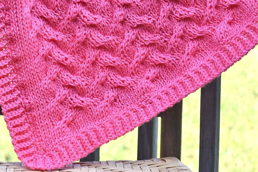 crochet cable stitch blanket