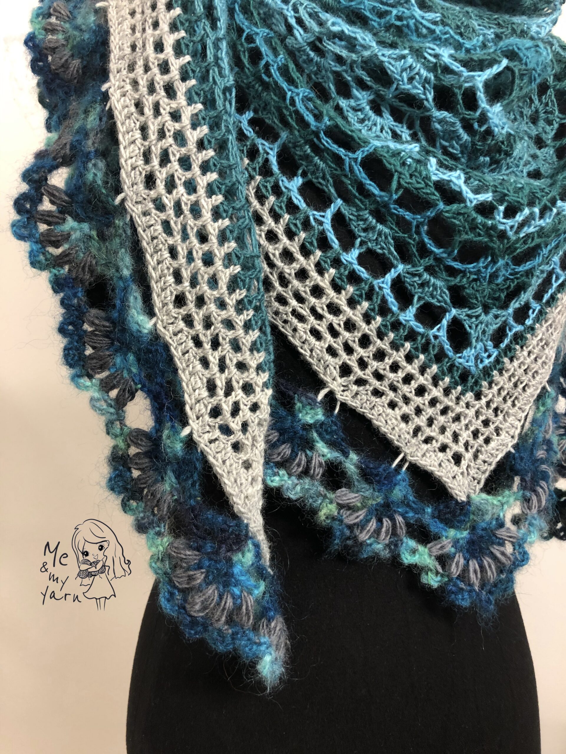 lacy crochet shawl pattern
