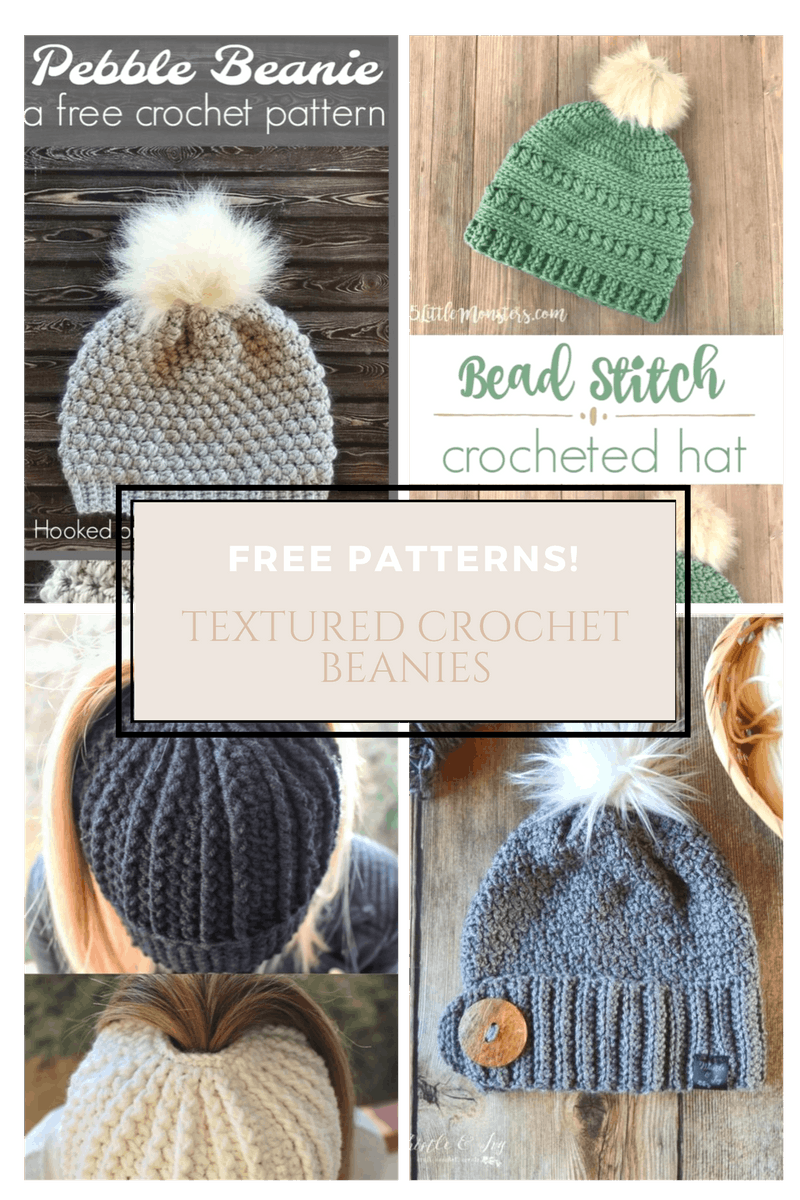 stylish crochet beanie hat