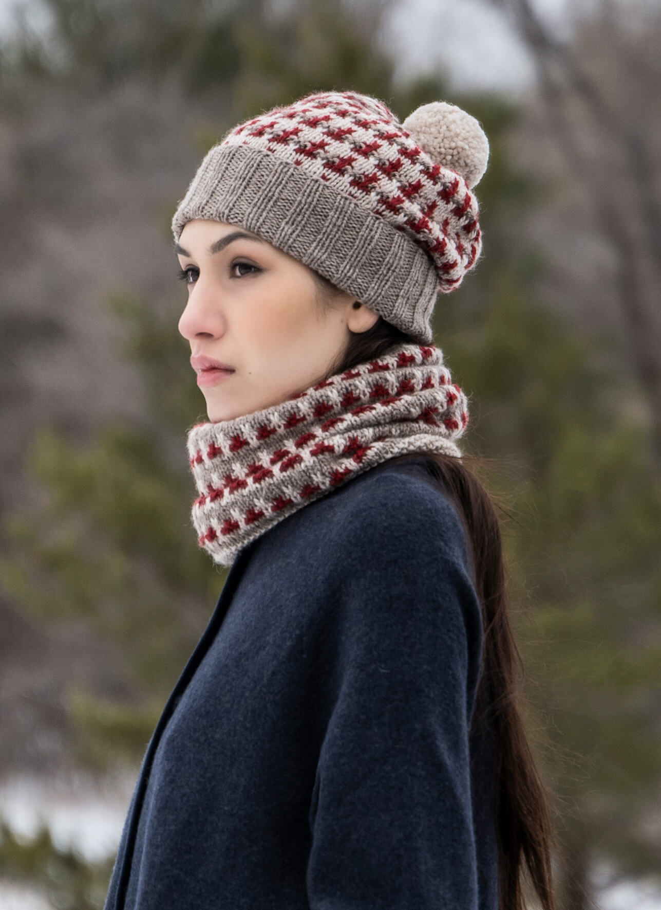 Alpaca Blend Yarn Crochet Beanie Kit