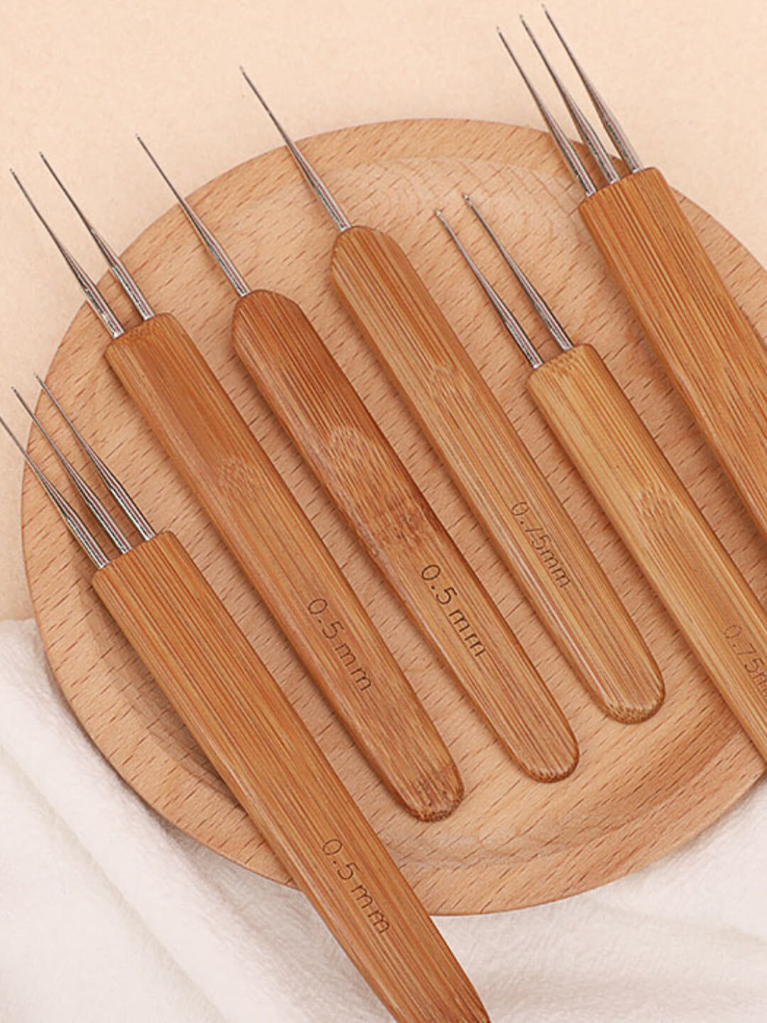 Bamboo crochet hooks kit
