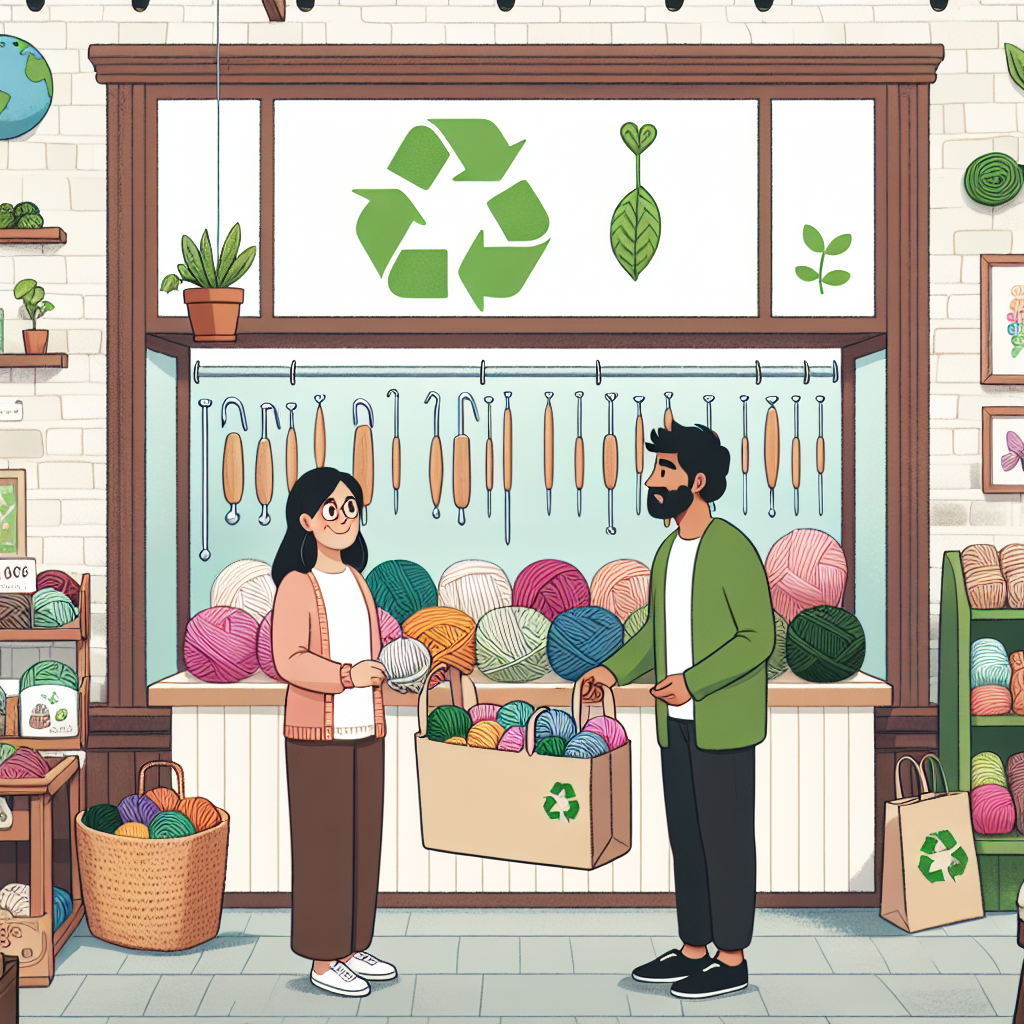 Eco-conscious crochet kit company