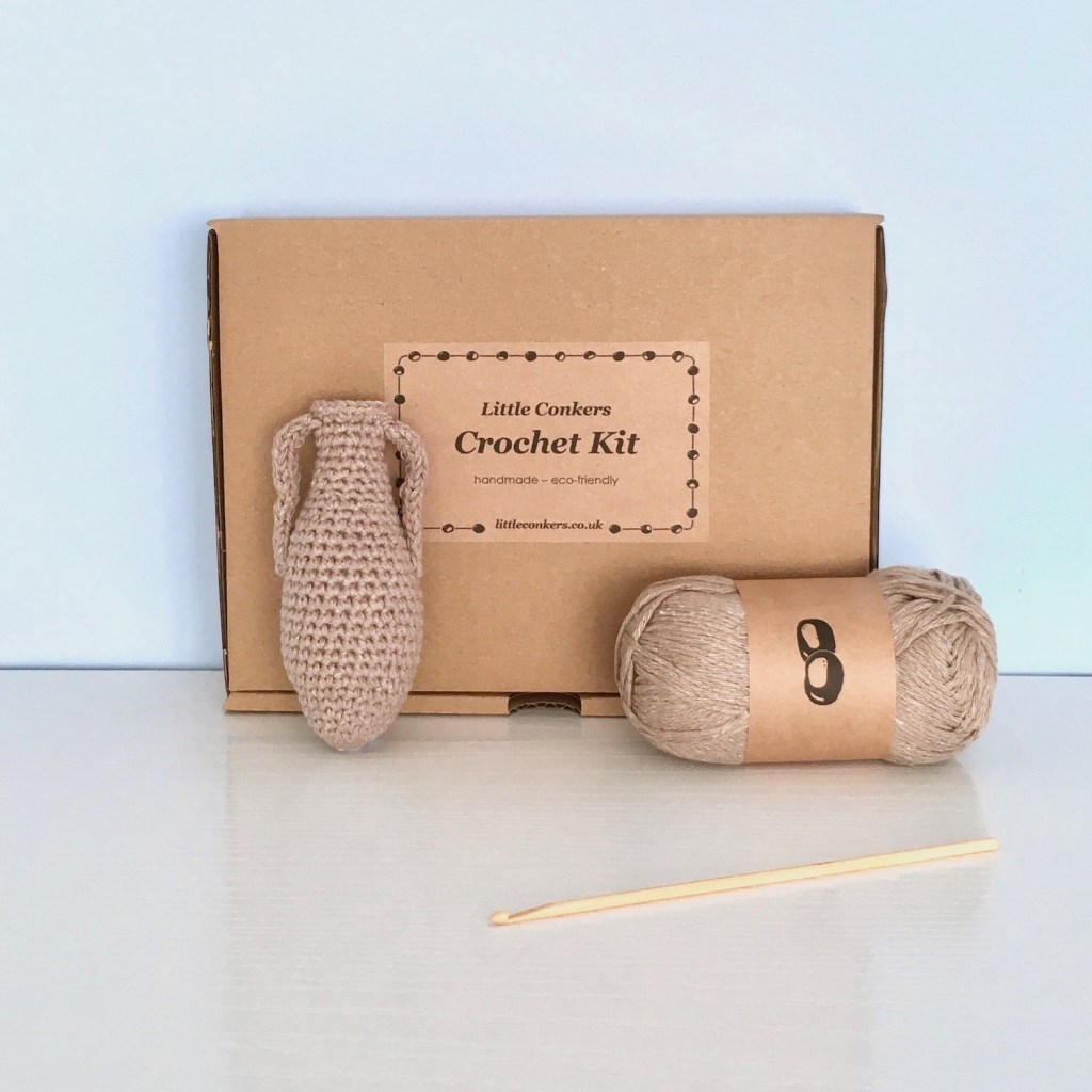 Eco-friendly crochet kit packaging
