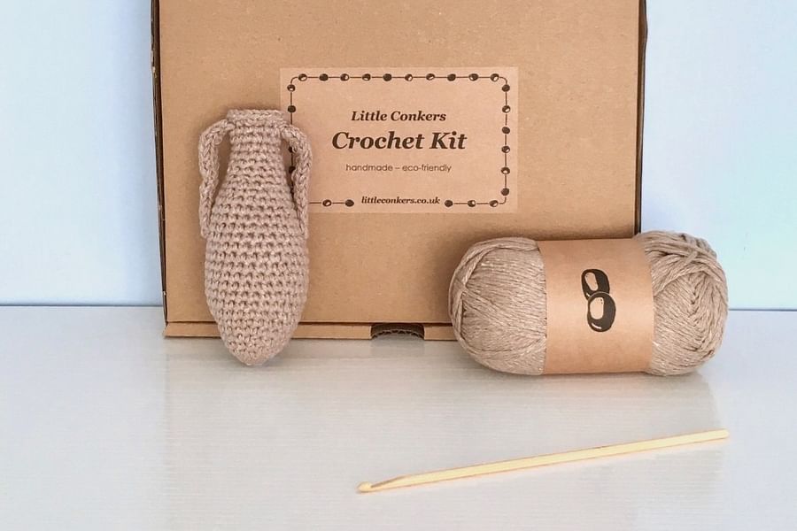 Eco-friendly crochet kit packaging