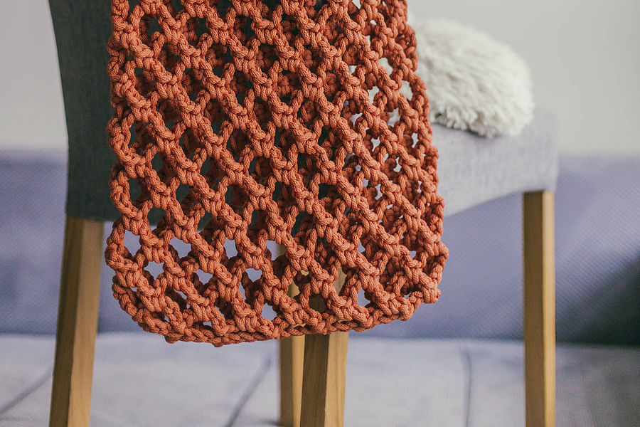 Glitter Yarn Crochet Evening Bag Kit