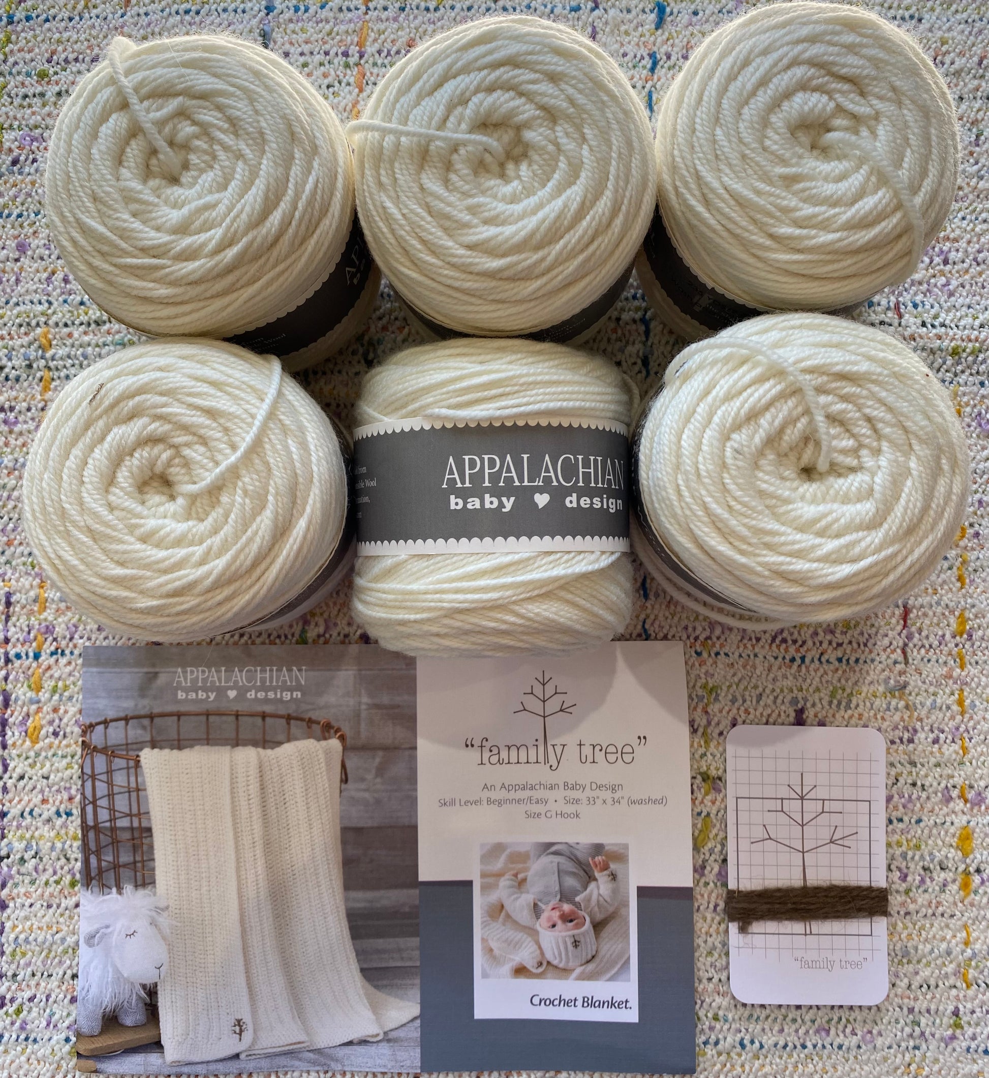 Organic cotton crochet kit