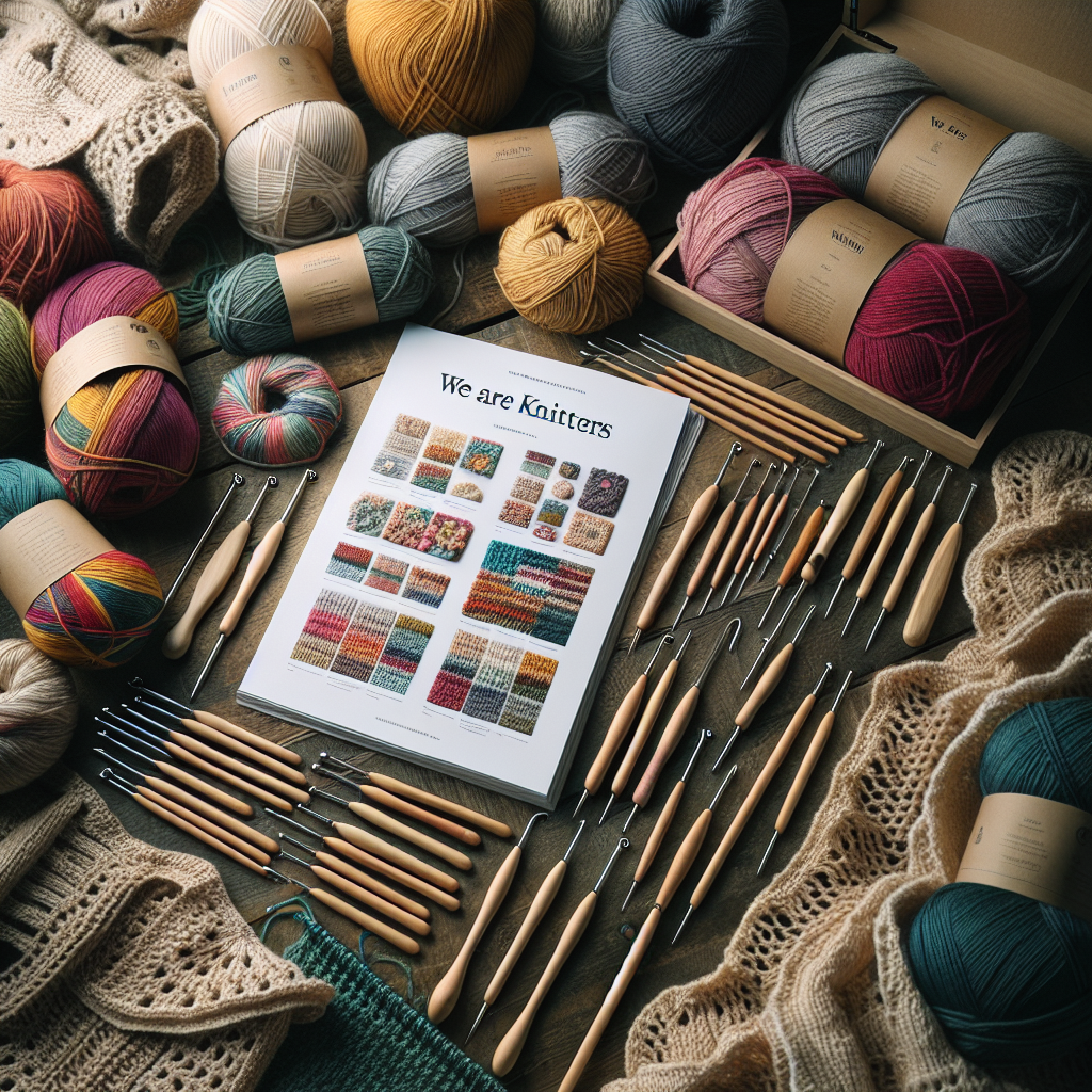We Are Knitters Crochet Kit
