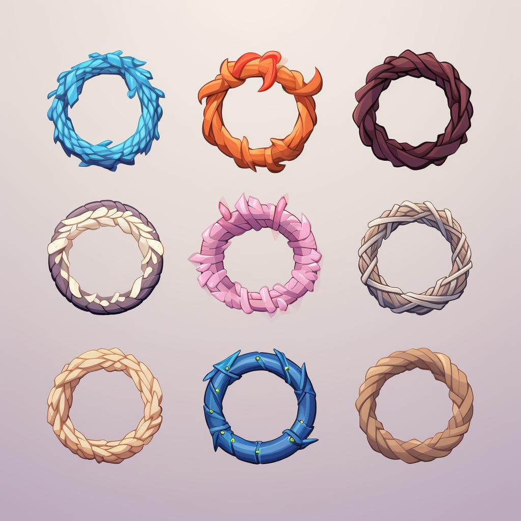 Six single crochets worked into the magic ring