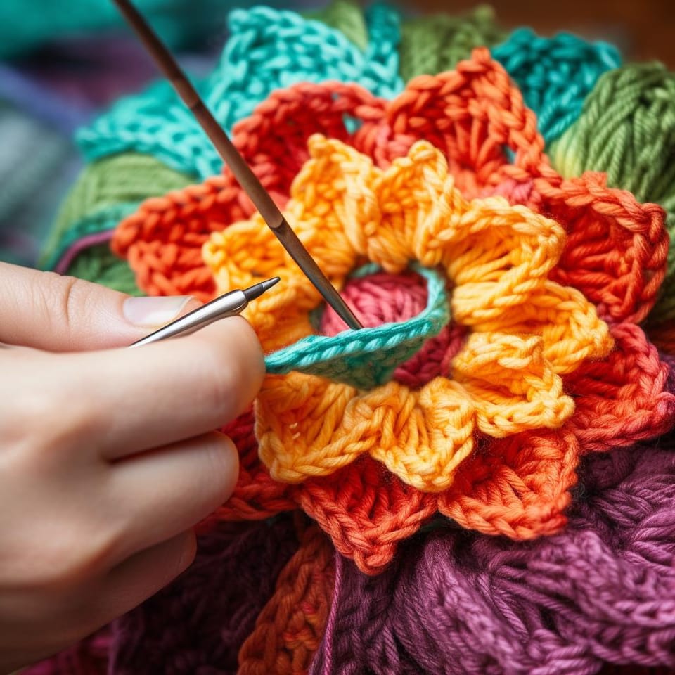 The Art of Crochet Flowers: A Beginner's Guide to Beautiful Handmade Blooms