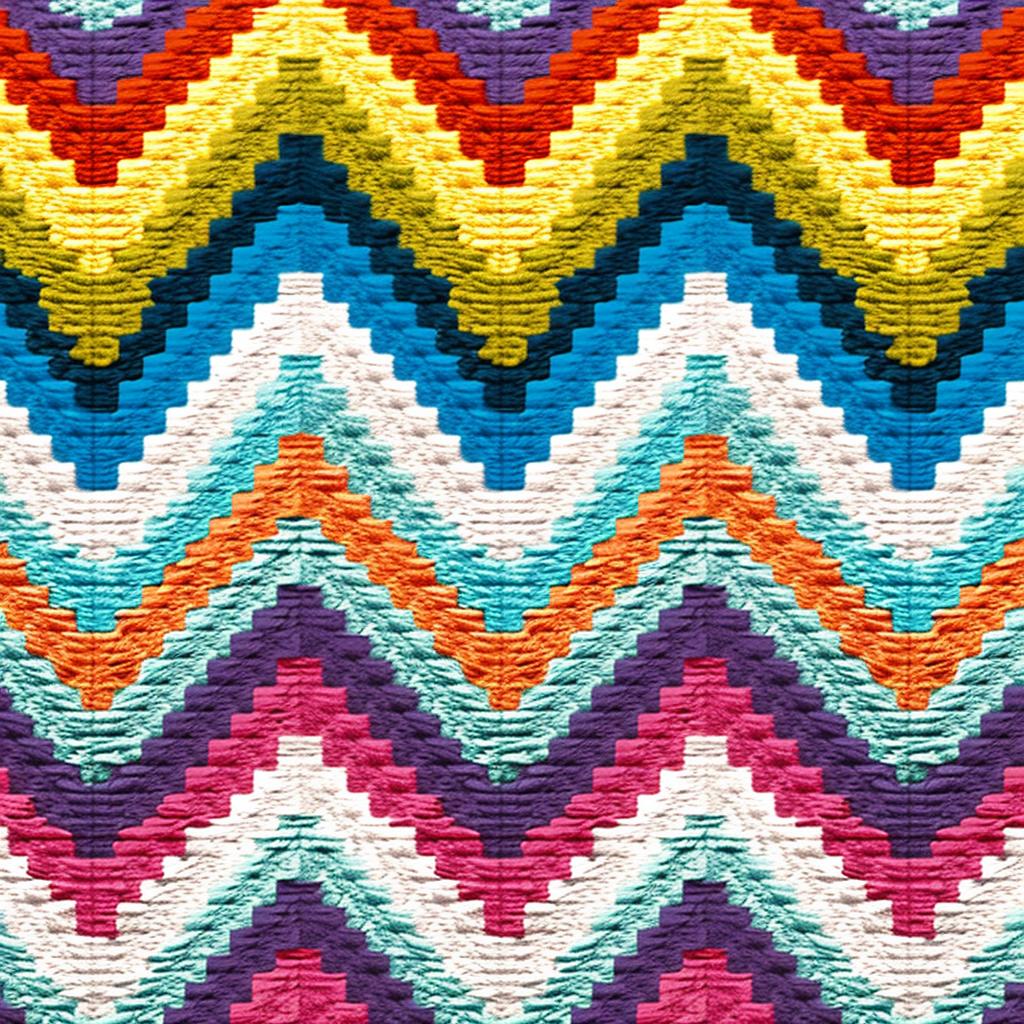 A crochet pattern with additional repeats marked.