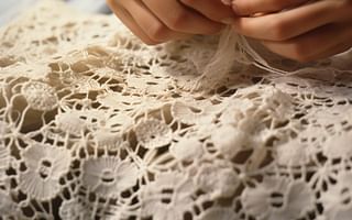 How can I create a crochet border on a dress?