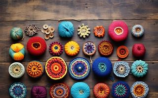 What are some good crochet patterns to use up mini skeins or leftover yarn with a specific weight?