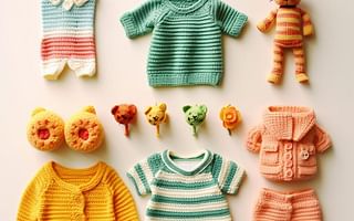 What are some recommended crochet patterns for making baby clothes?